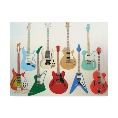 Patrick Sullivan 'Guitars Electric' Canvas Art,14x19